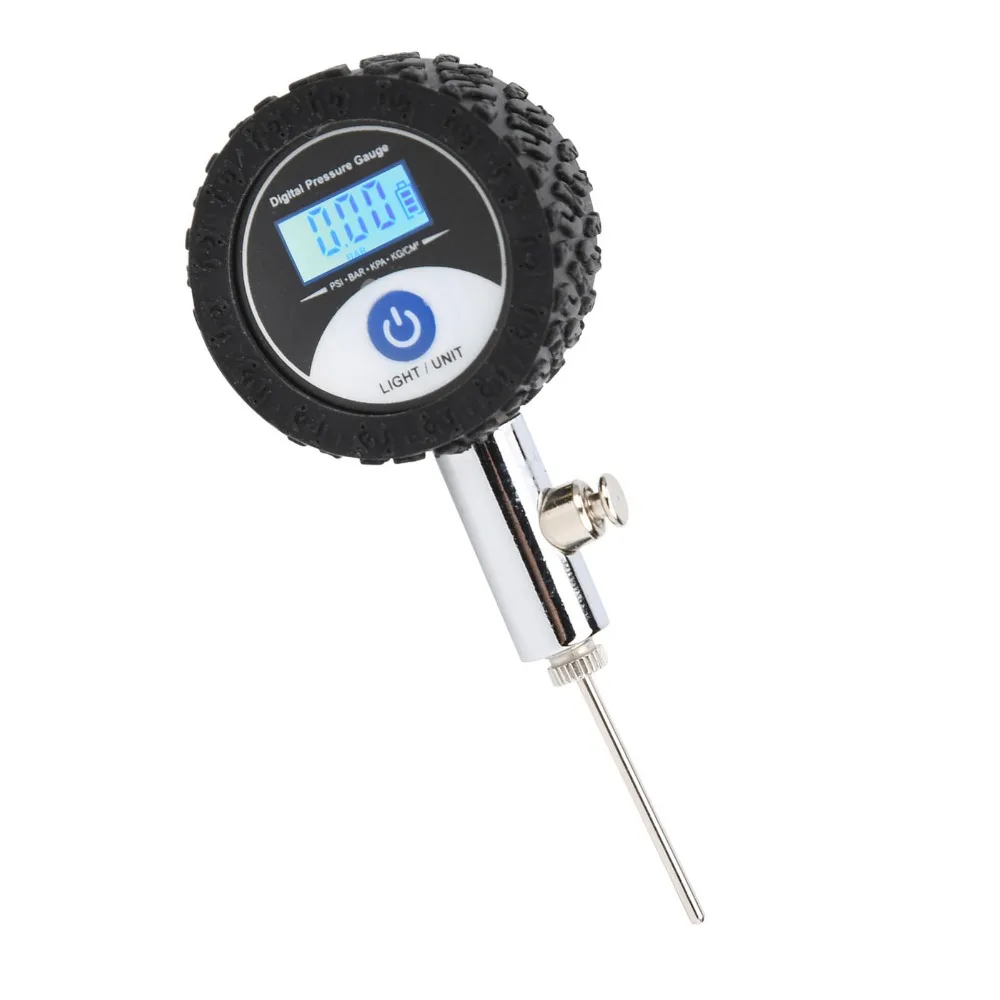 Pantalla Digital medidor de presión Digital cubierta protectora de goma probador de presión portátil de alta precisión pantalla LED Mini barómetro - imagen 3