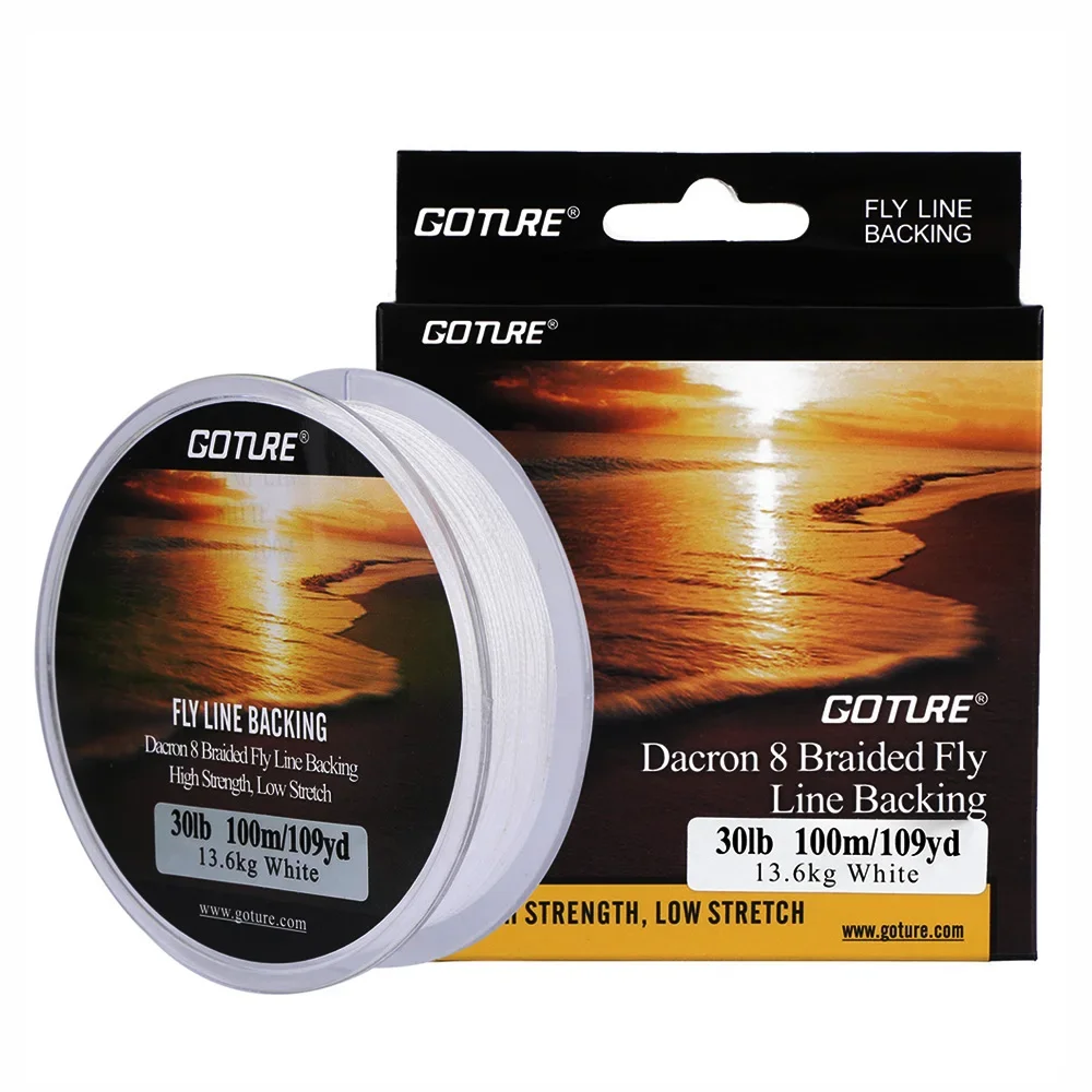Goture 100M/109Yrd Fly Fishing Backing Line 20lb/30lb 8 Strands Braided Fishing Line For Fly Fishing - imagen 5