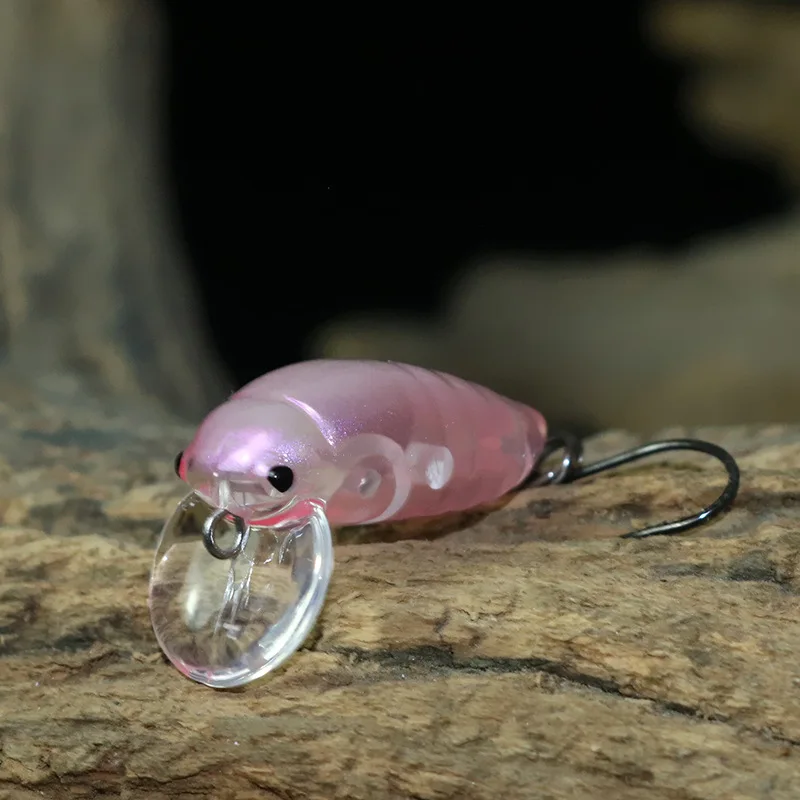 Señuelo MUKUN Minnow 1,6g 24mm cebos artificiales oscilantes flotantes Swimbaits Topwater para pesca de lubina y trucha - imagen 5