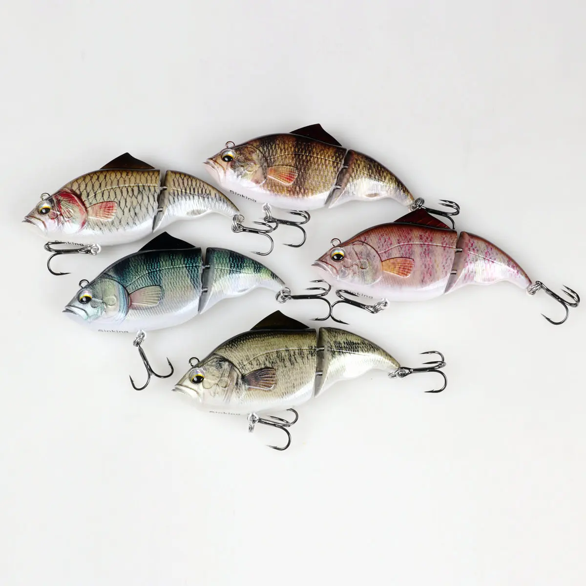 Johncoo-señuelo de pesca de 2 secciones, cebo de pesca flotante y hundido, wobblers para depredador, aparejos de pesca - imagen 4