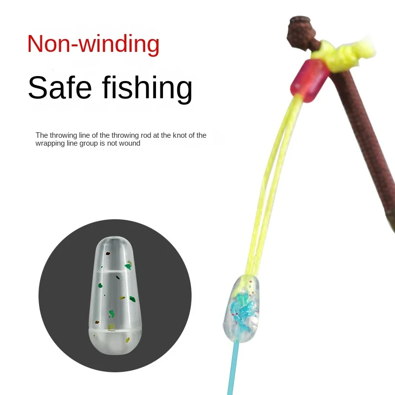 50 Uds. Aparejos de pesca вisz для рыблки وات Accesorios para enroladores de sedal de pescado conexión de sedal principal de cuerda de poste reforzada - imagen 3