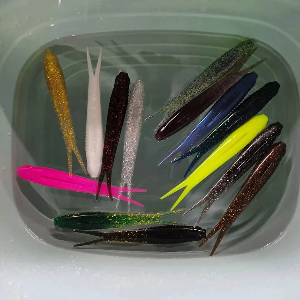 WALK FISH 5 uds flotante 12cm 10g Drop Shotting cebo suave señuelo de pesca Wobblers Leurre Souple señuelo caminar los señuelos del perro - imagen 4