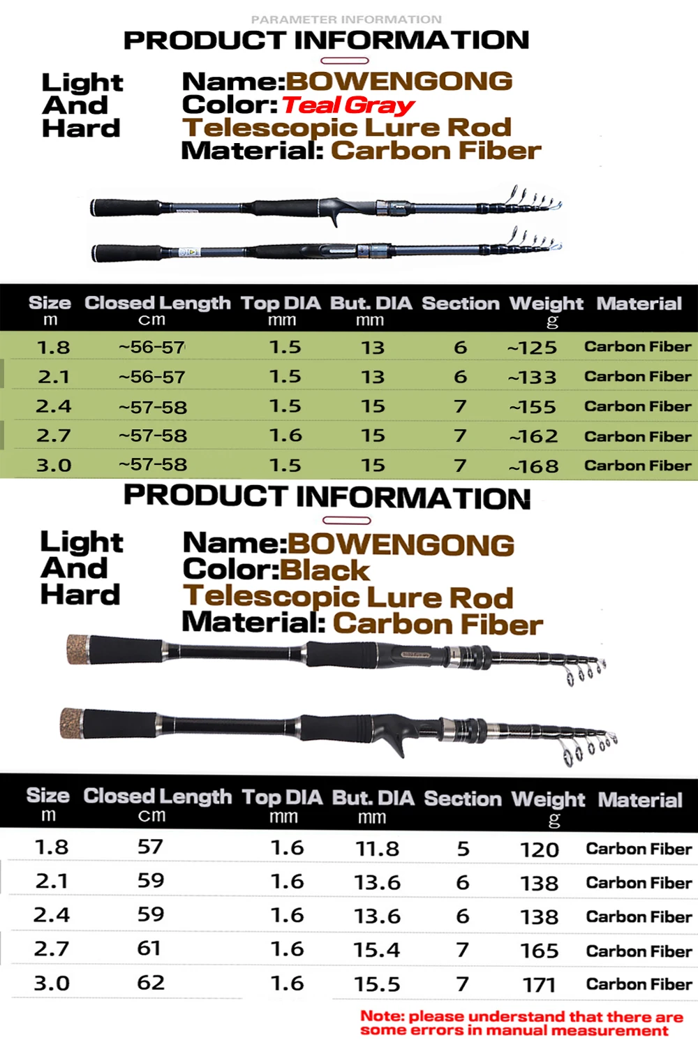 Descubra la caña de pescar liviana y duradera diseñada para precisión y facilidad de uso