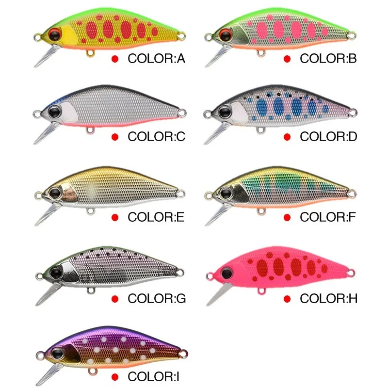TSUYOKI Silder Spinning Micro Jerkbait Minnow Lure, señuelo de trucha, hundimiento lento, cebo duro, Pesca Artificial Pesca, Ima Issen 45S - imagen 4