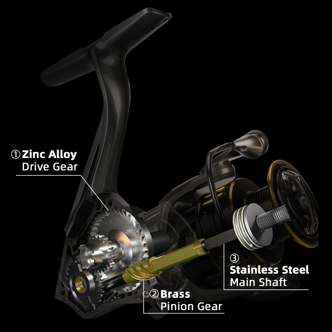 SeaKnight marca ARCHER2 serie 5,2: 1 4,9:1 carretes giratorios rueda de pesca 12-28LB potencia súper fuerte carrete CNC pesca en agua dulce - imagen 3