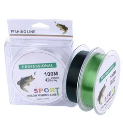 Sedal de Pesca de fluorocarbono, hilo de fibra de carbono de 4-36lb, 100M, trenzado