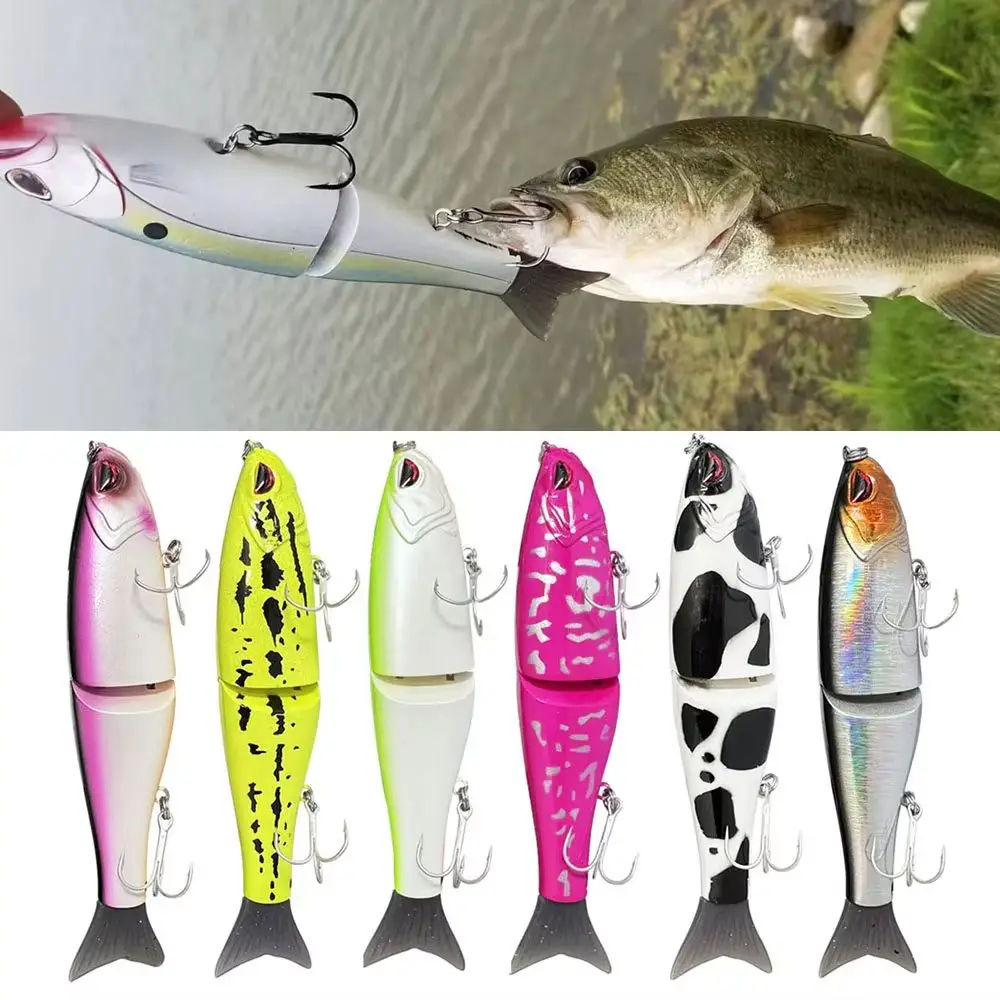 Cebo deslizante 18cm 62g SwimBaits señuelo de pesca articulado Glidebait Balam Swimbait tobogán hundimiento Wobbler para lubina de agua salada Pike Musky - imagen 2