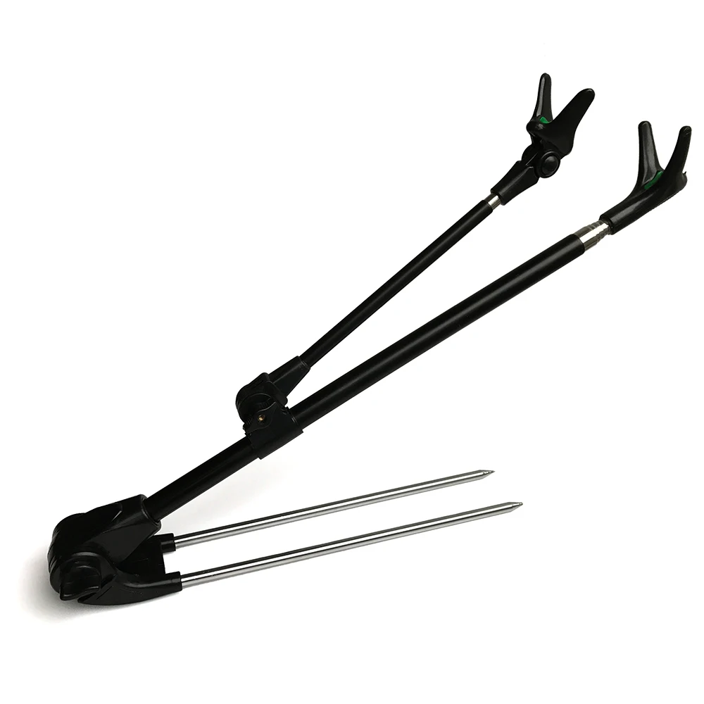 Caña de pescar de acero inoxidable, soporte de Metal insertado en el suelo, estable y fuerte, 1,5 grados, ajustable para playa, 2,4 m-360 m - imagen 5