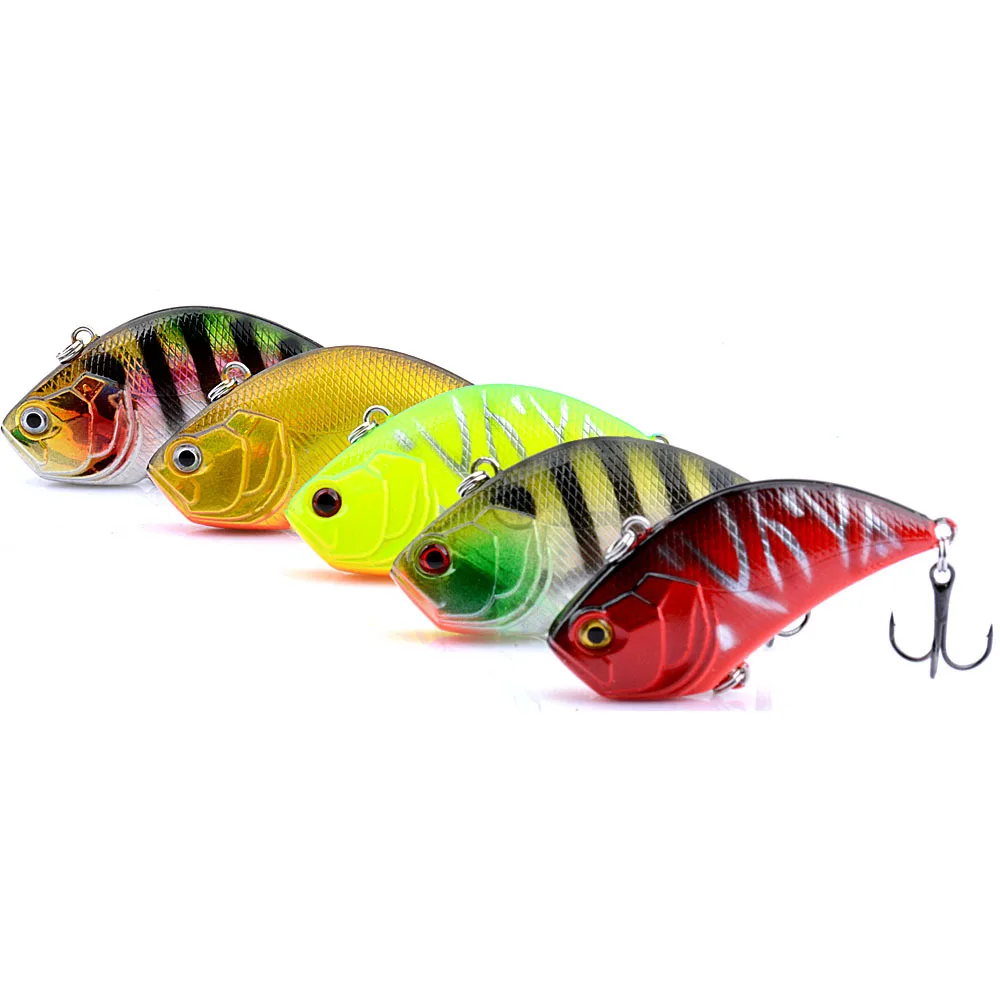 Señuelo duro hundido con vibración para pesca, 52mm, 13g, Lucio, Wobbler, cebo Artificial, cebos Vib, señuelos para lubina, hoja vibratoria