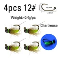 4pcs chartreuse 12