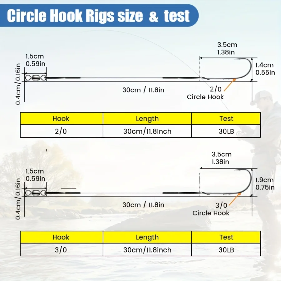 Anzuelos forjados de acero para surfcasting de caña larga - imagen 3