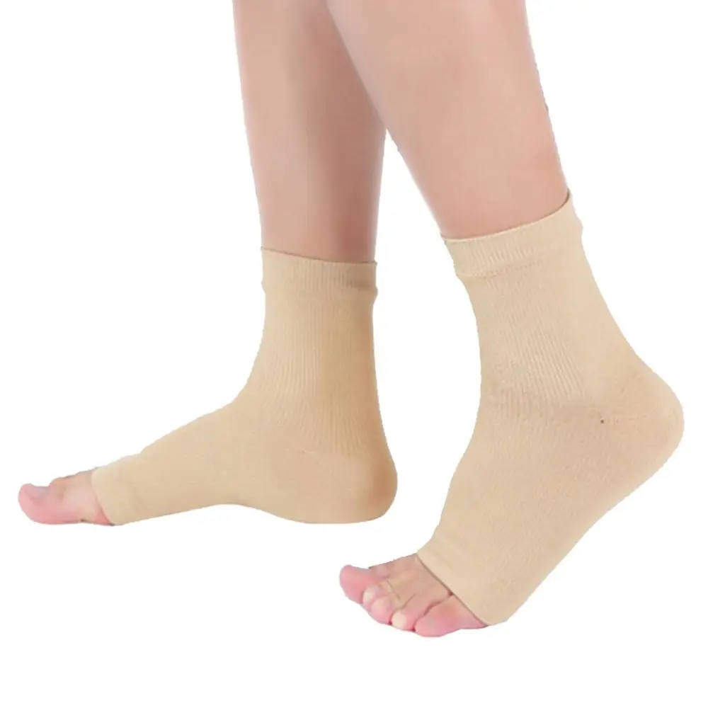 Calcetines protectores antifatiga para hombre y mujer, medias de compresión con vendaje elástico para tobillo, baloncesto, fútbol, deportes, Unisex - imagen 4