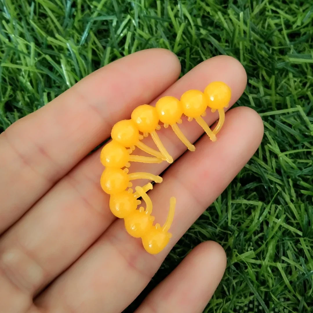 100 granos 4mm 6mm cebo de pesca pesca de carpa bola de burbuja pez huevo señuelo carpa Artificial pescado frijol Boilies - imagen 4