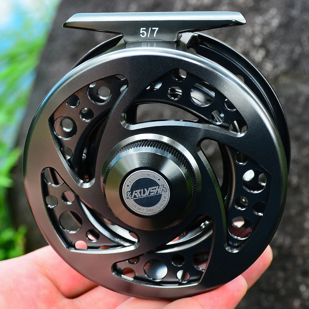 Carrete Pesca a Mosca Acero Inoxidable – Ambidiestro para Hielo