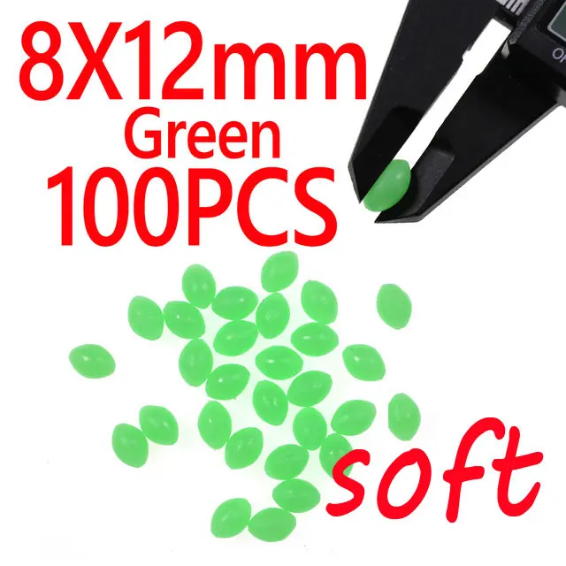8X12mm Green 100pcs