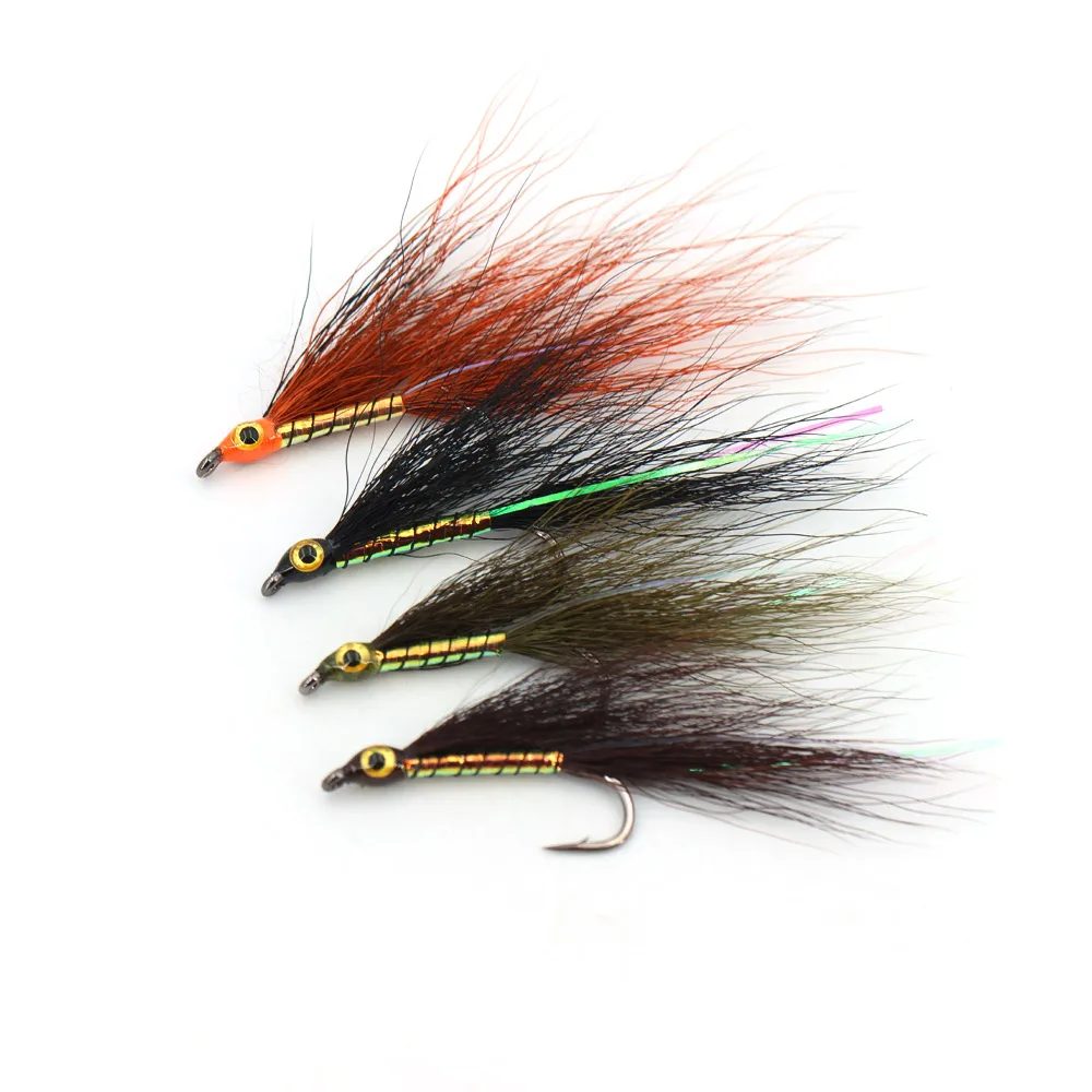 ICERIO Streamer Bucktail Minnow – Ojo 3D para trucha, lucio y lubina - imagen 2