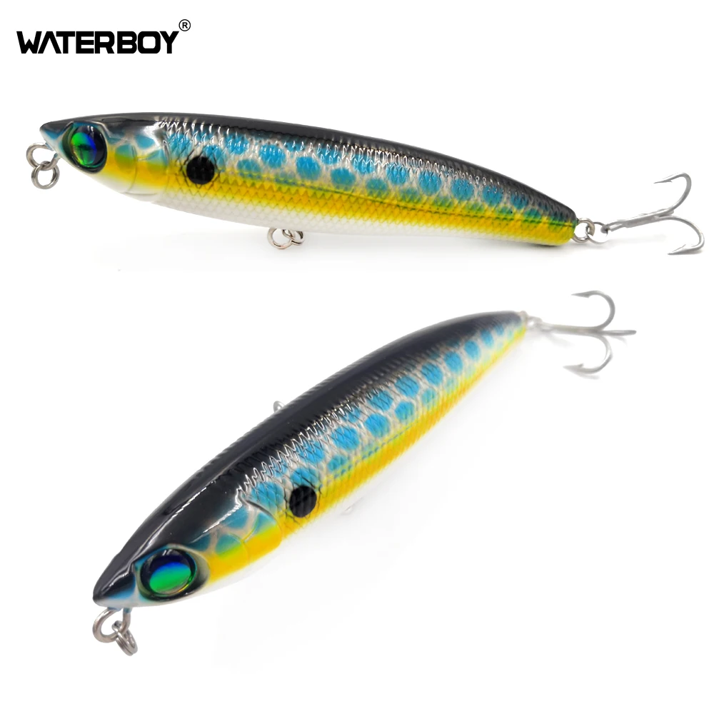 WATERBOY-señuelo de lápiz de pesca, 11cm, 20g, superficie dura flotante, Artificial, Stickbait - imagen 3