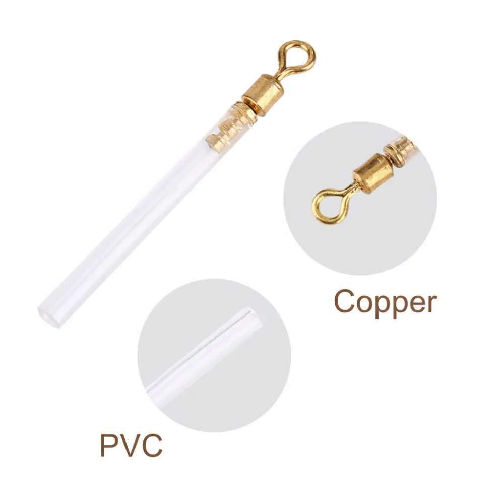Adaptadores de flotador PVC para pesca de palangre – blancos y dorados - imagen 5