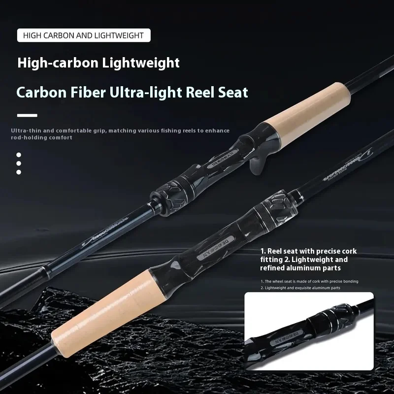 DEMOMAN Caña Spinning Casting Toray 40T T1100 Fuji Anillo A XF - imagen 4