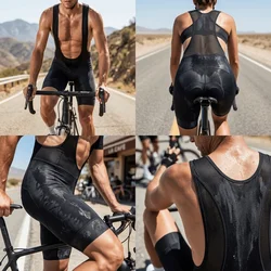 Pantalones cortos ciclismo acolchado sin costuras transpirables