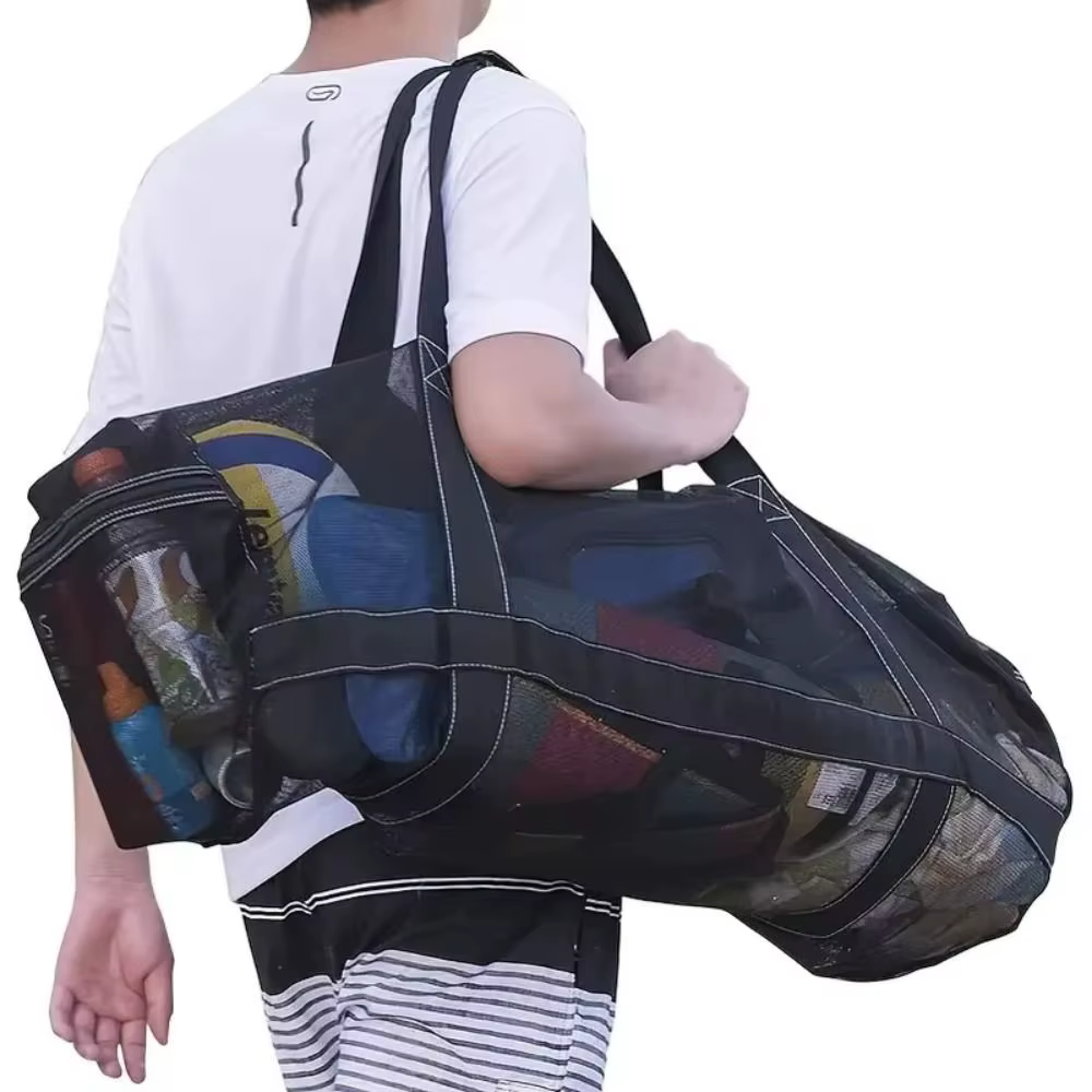 Bolsa de buceo de malla portátil de gran capacidad, bolsa de lona plegable para natación, gimnasio, bolsa seca de nailon, bolsa de buceo para surf, bolsa de mano - imagen 2