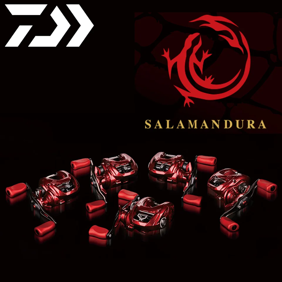 DAIWA-carrete de pesca SALAMANDURA Baitcasting, 7,1: 1/8, 1:1, relación 5,0 KG, potencia 190g, sistema TWS 7 + 1BB, marco de aleación de aluminio - imagen 2