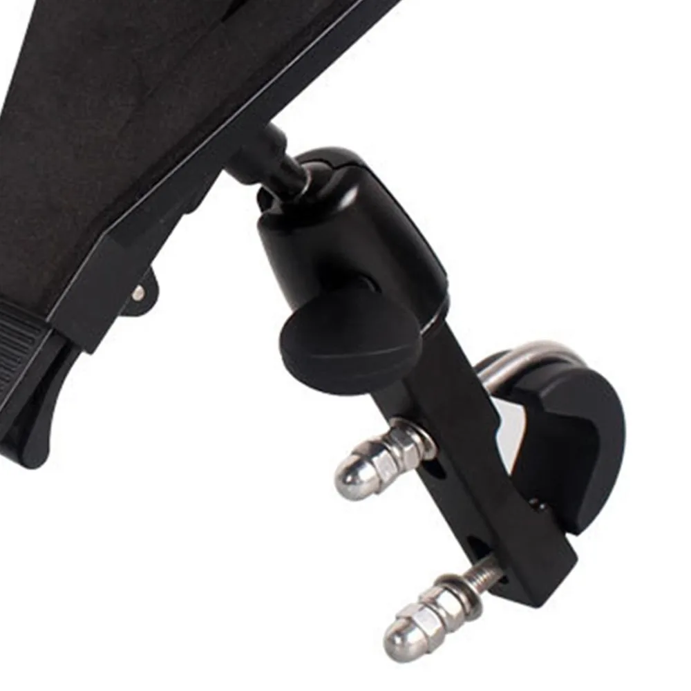 Soporte para tableta de bicicleta de 20-40mm de diámetro, altura ajustable, aleación de aluminio + soporte para tableta de ciclo de plástico para tabletas de 7-10 pulgadas - imagen 4