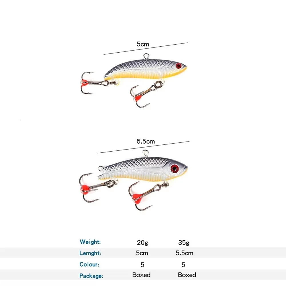FTK 20g 35g señuelo de pesca de invierno equilibrador hielo cebo Artificial señuelo duro Minnow 3D Eye Bass Pike accesorios de pesca - imagen 3