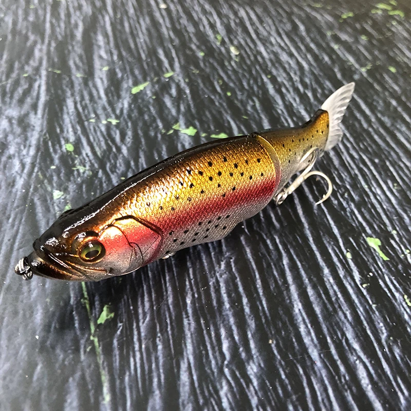 Señuelo de Pesca con lápiz de hundimiento multiarticulación, 28g, 135mm, Swimbait deslizante con cola suave, Wobbler, cebo Artificial para lubina de agua salada - imagen 5