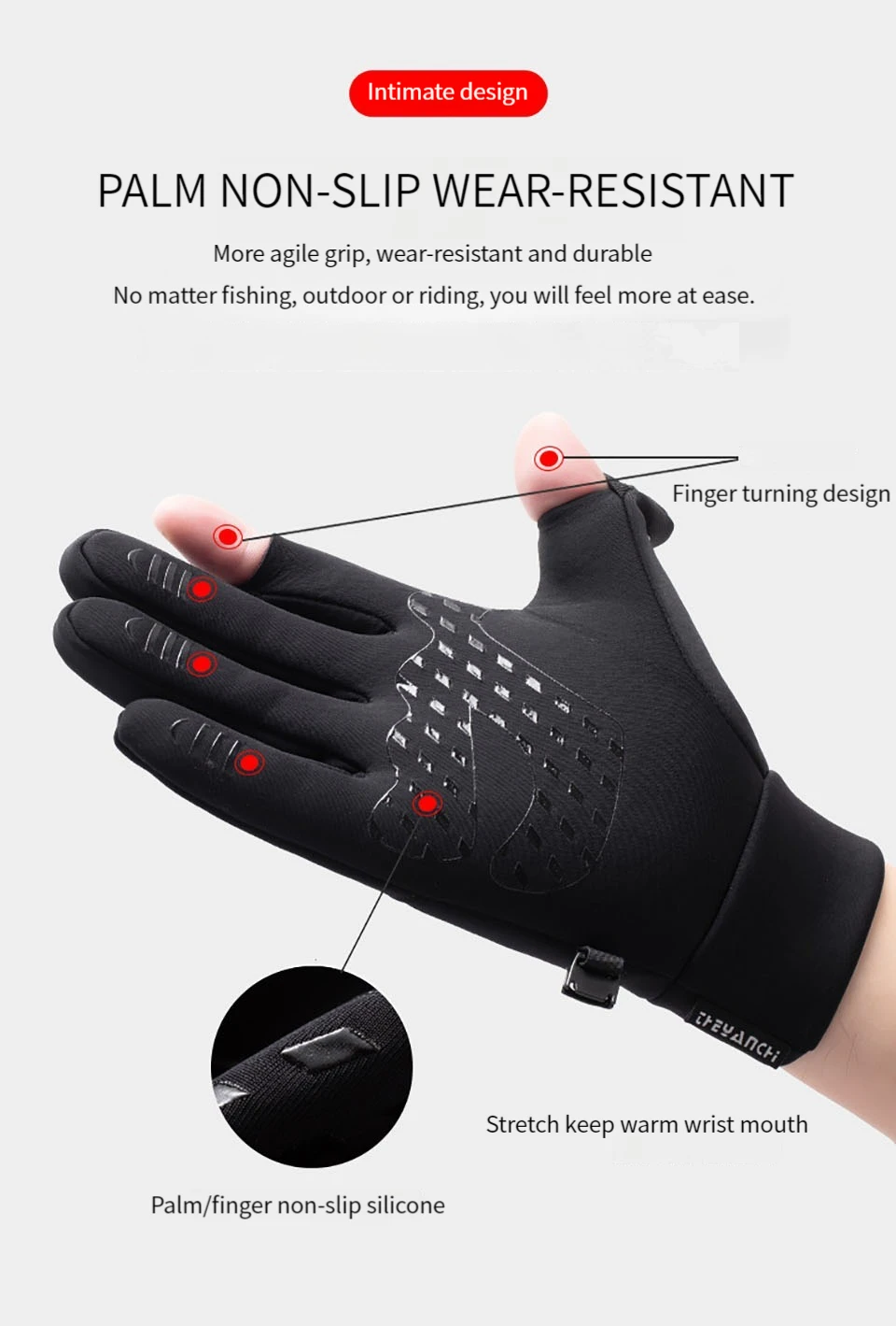 Experimente la comodidad y el agarre con nuestros guantes duraderos y elegantes que no son de deslizamiento