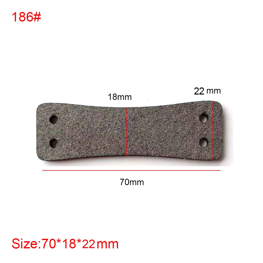 Bolsa para tirachinas de 20 Uds., bolsillo con 3 agujeros para banda de goma plana, accesorios de tiro de caza al aire libre de cuero PU - imagen 5