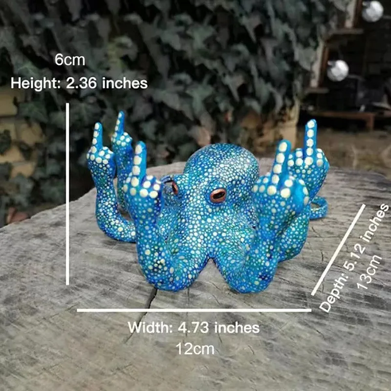 Pulpo luminoso en miniatura para jardín, oficina, bar y regalo - imagen 3