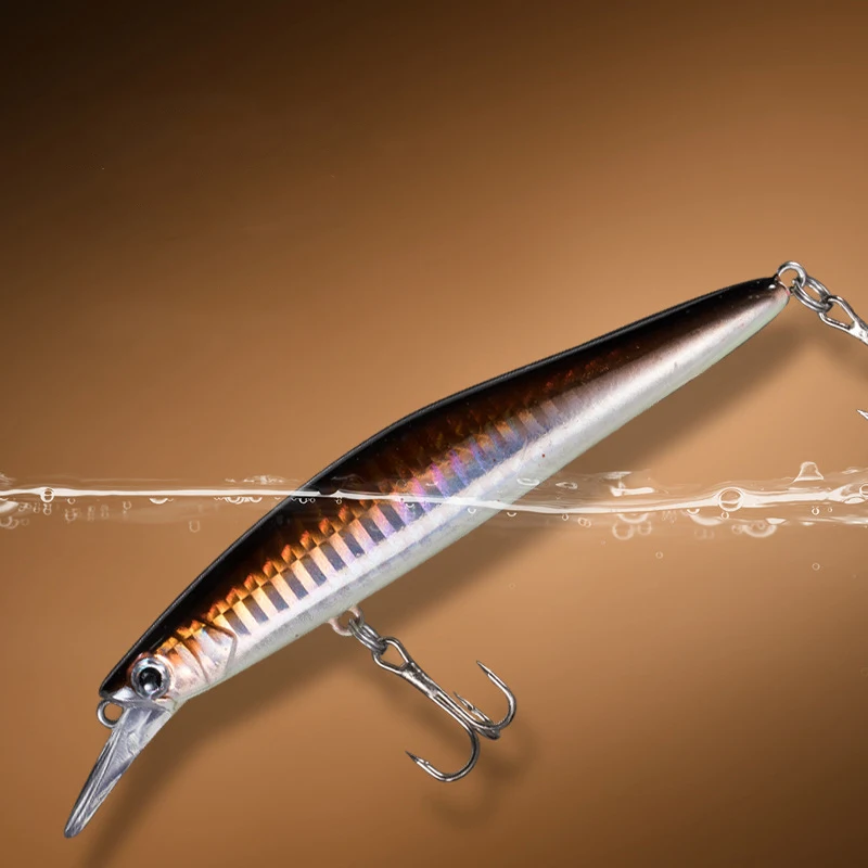 Señuelo de pesca de hundimiento lento, cebo duro Minnow, Wobblers, Swimbaits, Bass Crankbaits, aparejos de pesca, 14g, 12cm - imagen 2
