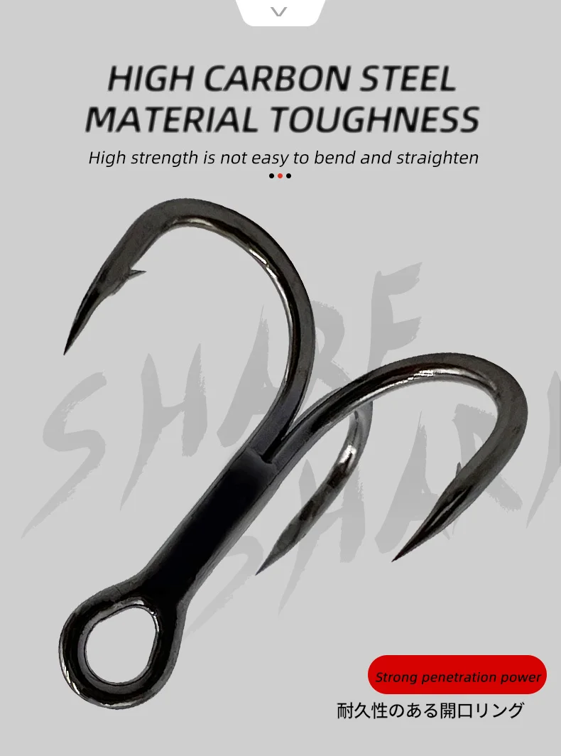 Ganchos de acero de alta calidad con una durabilidad superior para un rendimiento de pesca mejorada