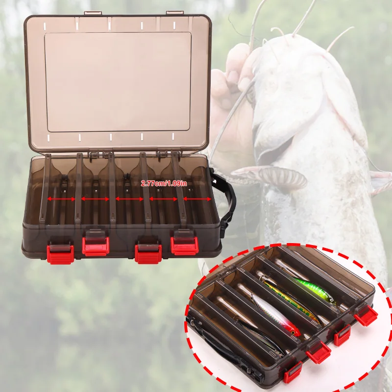 WEIHE Anzuelos de plástico para señuelos de doble cara – Caja aparejos - imagen 3