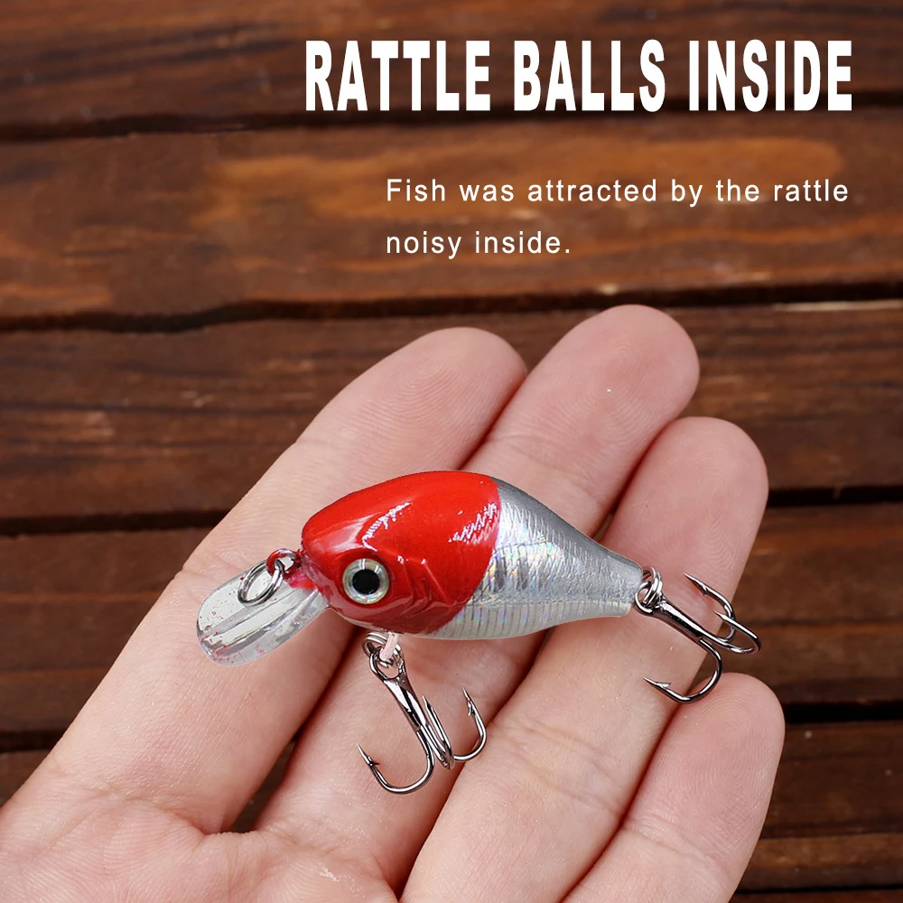 Señuelo de pesca ultraligero portátil, cebo falso de pececillo de 8g, ojos 3D de imitación artificiales, cebo de pesca para agua dulce y salada, 6cm, 1 ud. - imagen 5