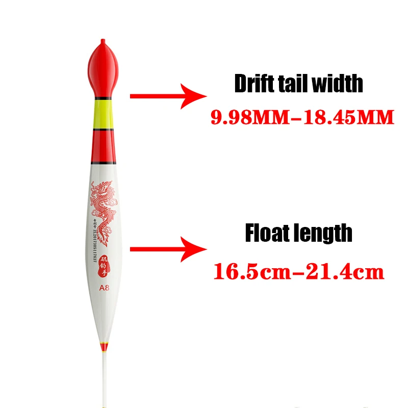 Flotador de pesca en roca de larga distancia, abeto Barguzinsky atrevido, Material muy sensible y llamativo, equipo de pesca de peces grandes - imagen 4
