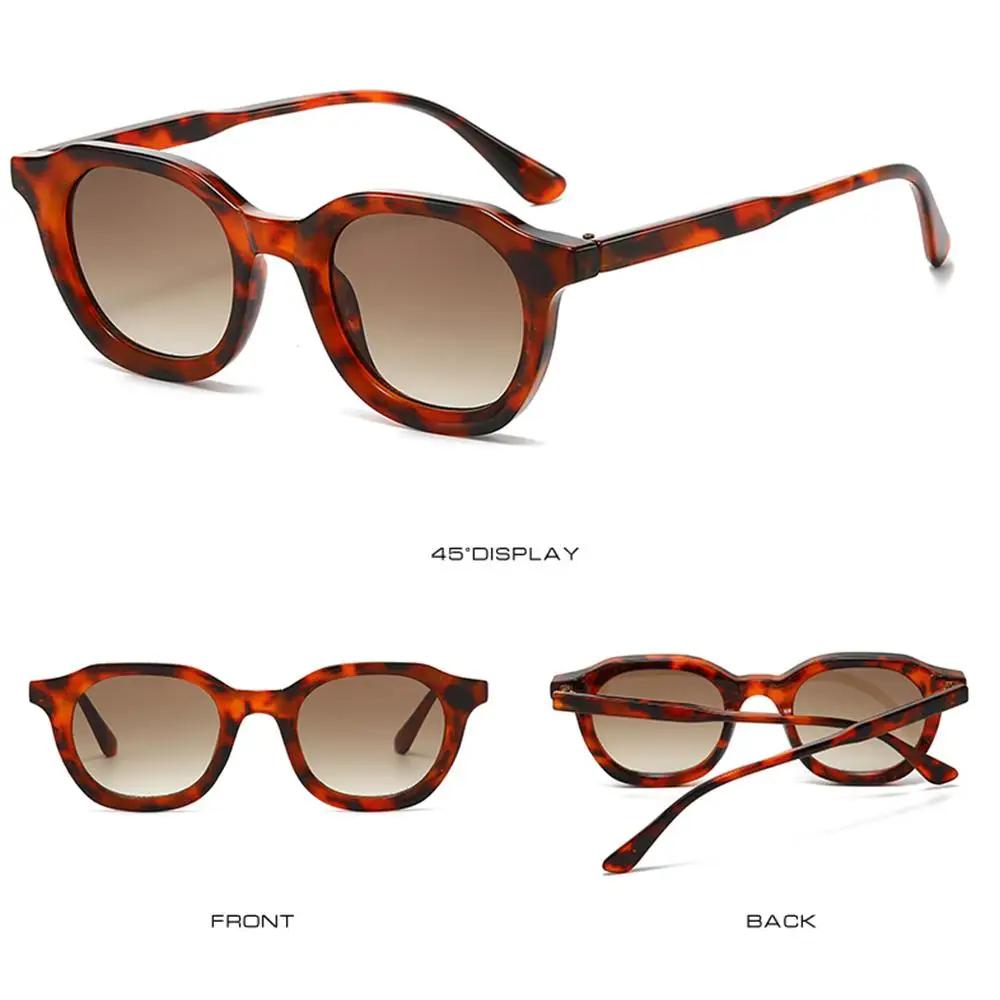 Estas elegantes gafas de sol de tortoishell ofrecen un aspecto clásico con un toque moderno