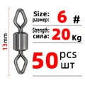 50pcs Size 6
