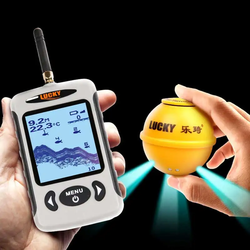 Localizador de peces LUCKY FFW718LA inalámbrico y portátil con sonda - imagen 3