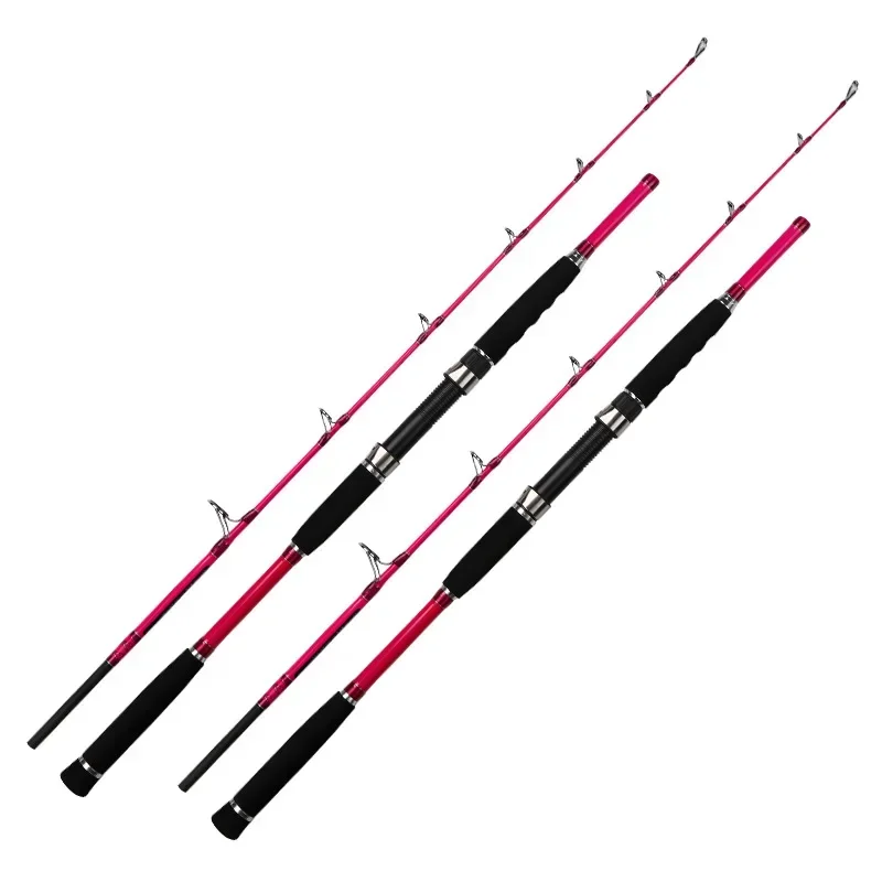 Caña de Jigging lenta superdura, 1,7 M, PE, 4-8, peso de señuelo 80-120G, 13kg, envío máximo, caña de pescar para barco, caña de pescar de aguas profundas en el océano - imagen 3