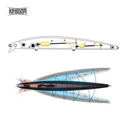 Swimbait flotante Kingdom 120mm agua salada