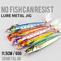 Señuelo metálico plantilla para pesca en mar – Lubina, trucha, atún