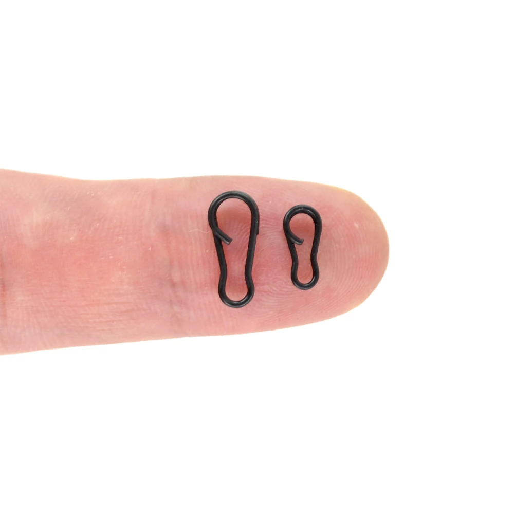 40 Uds. Clips de presión de pesca, eslabones de velocidad, giratorio de pesca, cambio rápido, Terminal de carpa, accesorios de aparejos AG039 - imagen 3