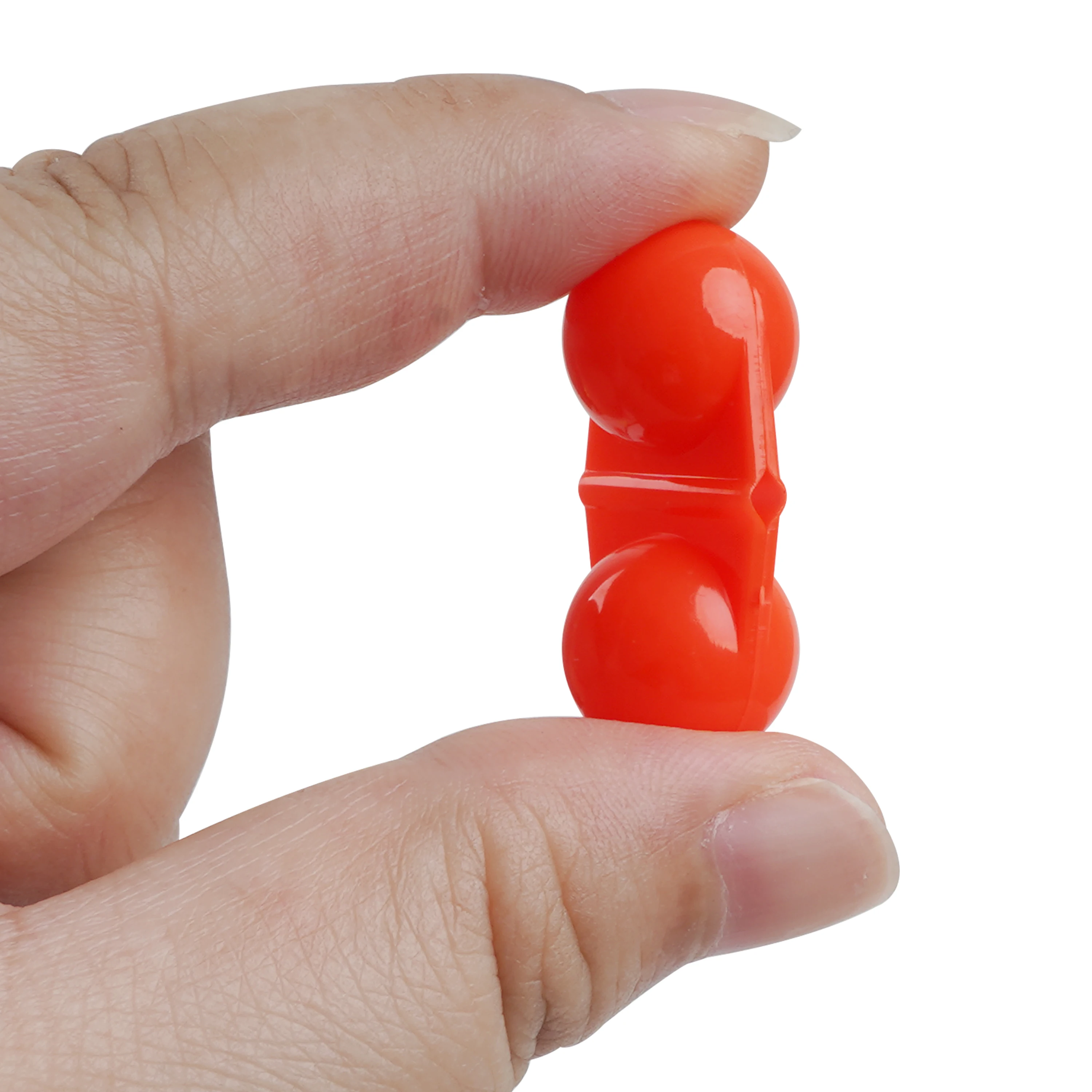 Cuentas de doble sonajero para pesca, aparejo de pesca de Catfishing, atrayentes, accesorio de campana para bagre, Striper, lubina, Pompano, 50/100 piezas - imagen 3