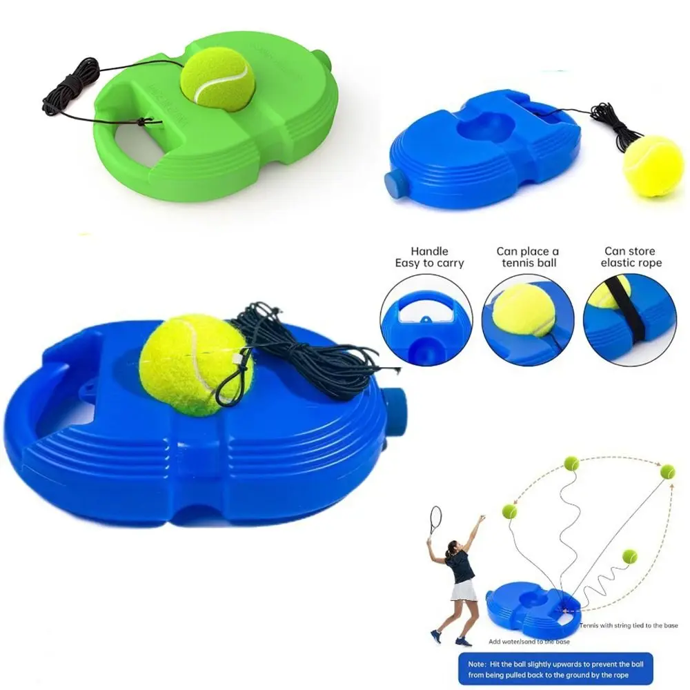 Juego de entrenador de tenis profesional, retorno de línea, pelota de tenis de ejercicio resistente, cuerda elástica, tenis de un solo jugador para el hogar - imagen 2