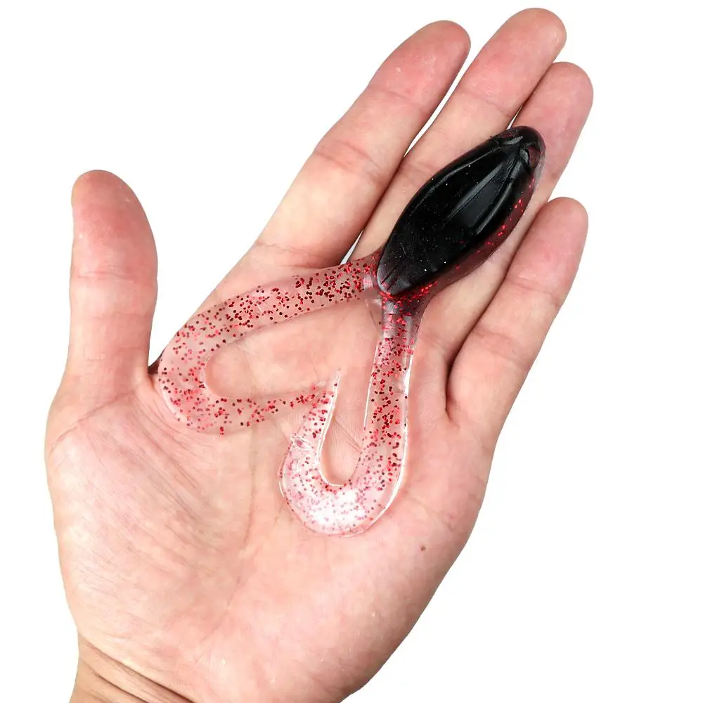 Juego de 2 uds de señuelo de rana de salto suave de pesca 11cm/16g señuelo de cebo de pesca Topwater - imagen 5