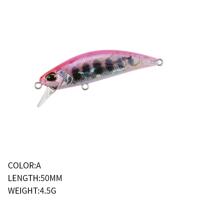 50mm 4.5g Japan Mini Sinking Minnow Fishing Lures Jerkbaits Peche Artificial Bait Wobbler Lure for Trout Bass Carp Fishing - imagen 3