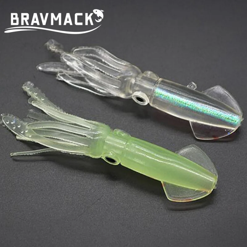 5 unids/pack cebo de calamar biónico señuelo de pesca de mar Artificial accesorios de pesca al aire libre cebo de pesca cebo Artificial - imagen 3