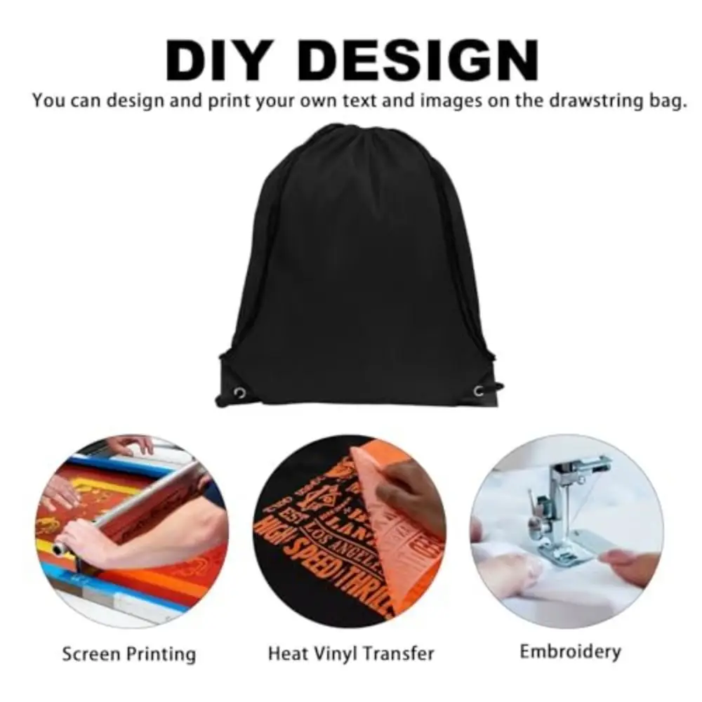 Mochila de pesca impermeable plegable con cordón poliéster - imagen 2